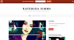 Desktop Screenshot of katerinasimms.com