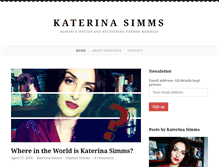 Tablet Screenshot of katerinasimms.com